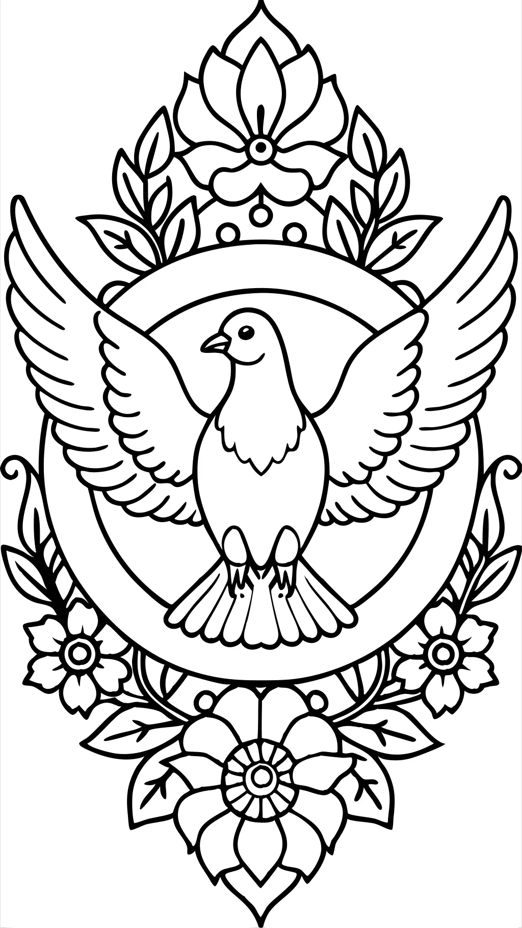 dove coloring pages